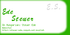 ede steuer business card